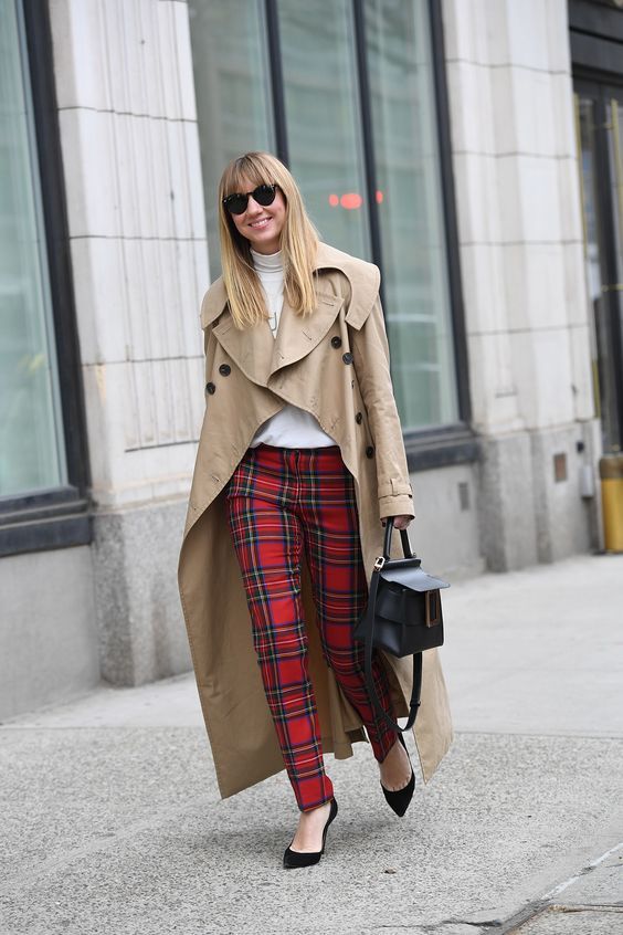 Stílusiskola: outfitek kockás nadrágokkal az őszi szezonra -  -  - divat, kockás, nadrág, outfit, ősz, stílus, 