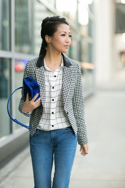 Stílusiskola: így viselj kockás blézereket -  -  - blézer, divat, kockás blézer, outfit, ősz, stílus, 