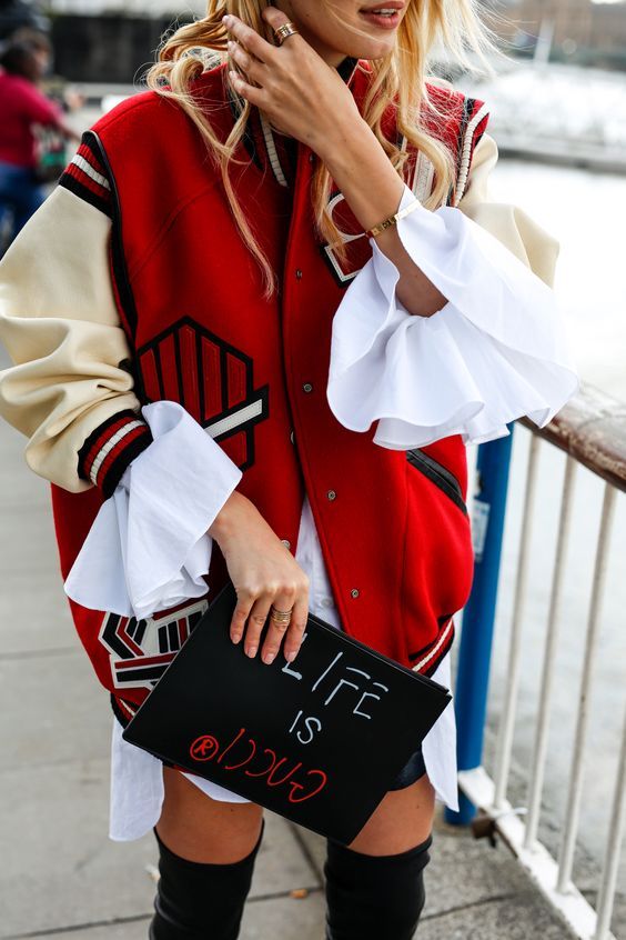 Stílusiskola: idén ősszel viselj baseball dzsekiket -  -  - baseball dzseki, divat, dzseki, outfit, stílus, 