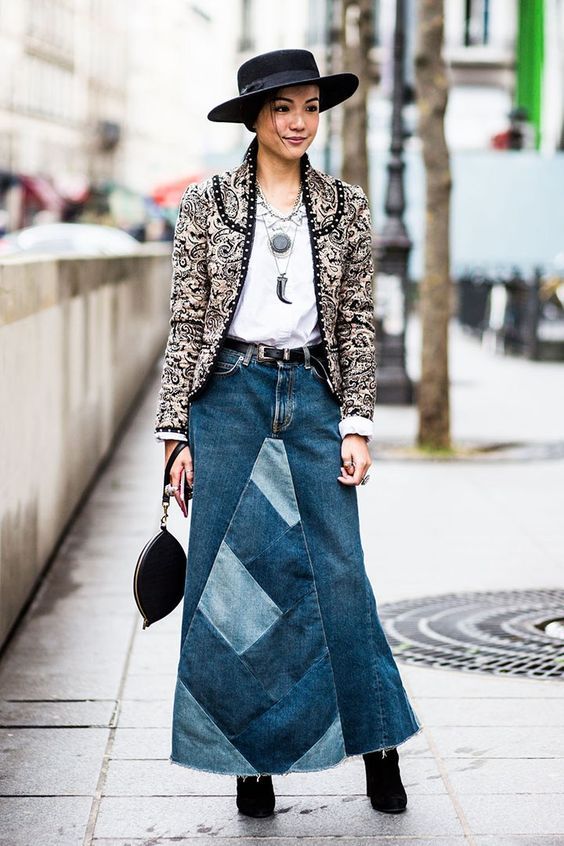 Stílusiskola: így viselj ősszel farmerszoknyákat -  -  - divat, farmer, farmerszoknya, outfit, ősz, stílus, 