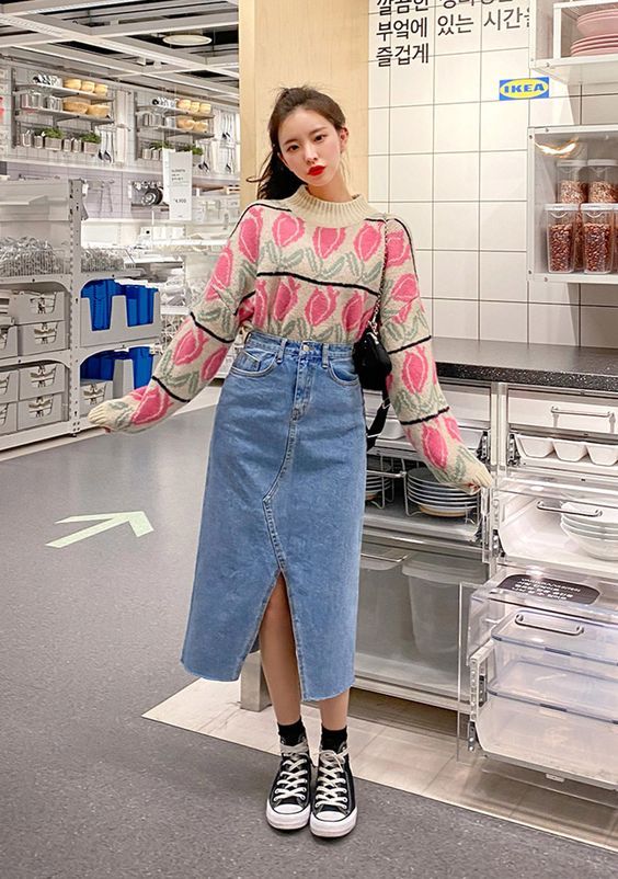 Stílusiskola: így viselj ősszel farmerszoknyákat -  -  - divat, farmer, farmerszoknya, outfit, ősz, stílus, 