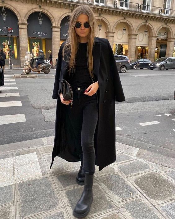 Stílusiskola: tetőtől talpig feketében ősszel -  -  - divat, fekete, outfit, ősz, stílus, 