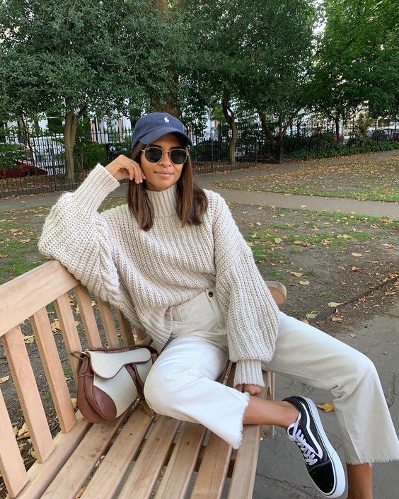 Stílusiskola: mindenünk a kötött pulcsi -  -  - divat, kötött pulcsi, outfit, stílus, színes pulcsi, 