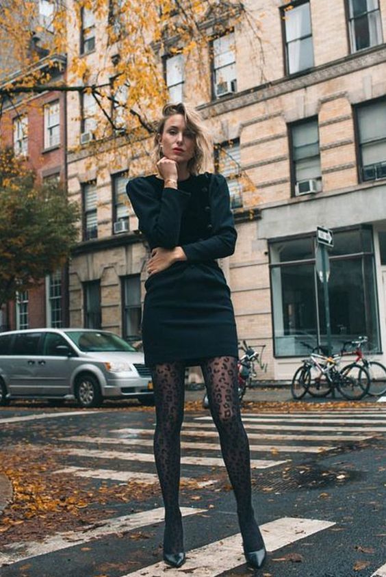 Stílusiskola: Outfit ötletek mintás harisnyával -  -  - divat, harisnya, mintás harisnya, outfit, ősz, stílus, 