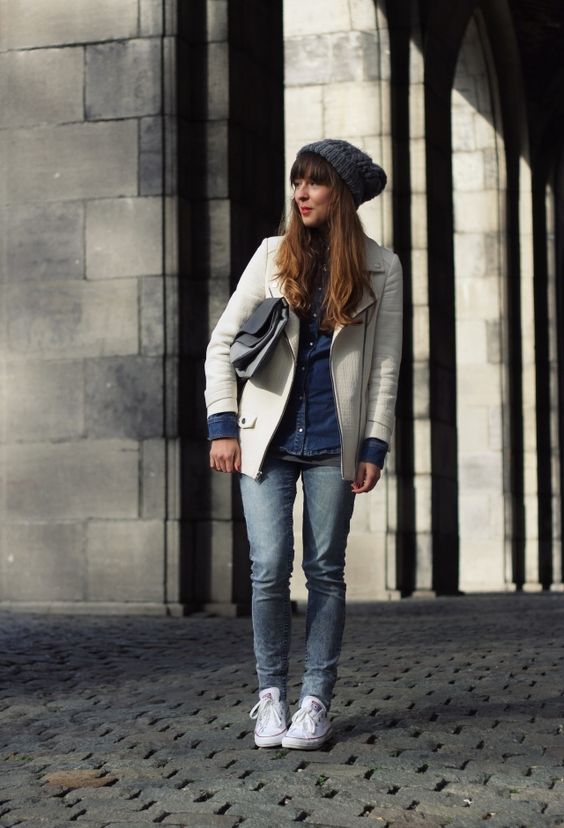 Stílusikola: így viselj farmert farmerral -  -  - divat, farmer, outfit, ősz, stílus, 