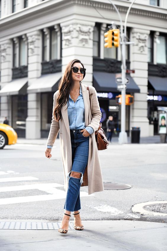 Stílusikola: így viselj farmert farmerral -  -  - divat, farmer, outfit, ősz, stílus, 