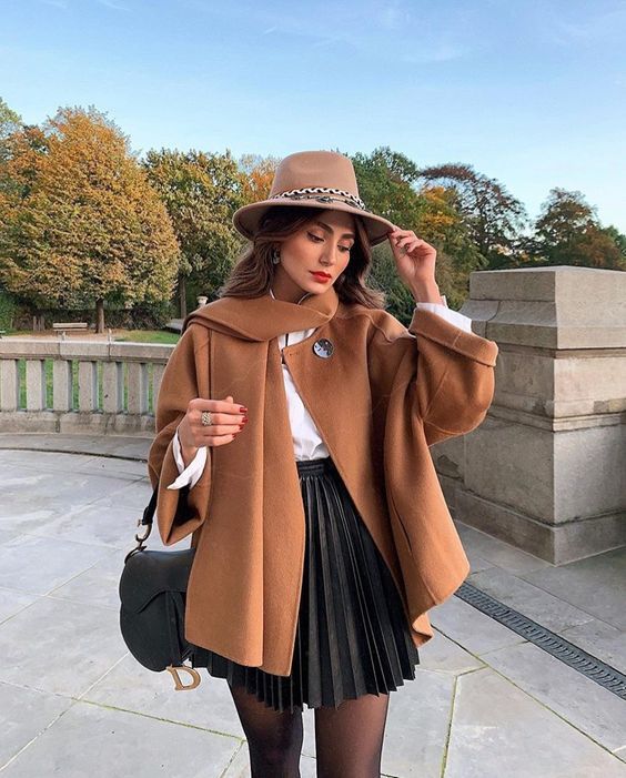 Stílusiskola: műbőr szoknyák, az őszi-téli szezon kedvencei -  -  - divat, műbőrszoknya, outfit, ősz, stílus, szoknya, tél, 