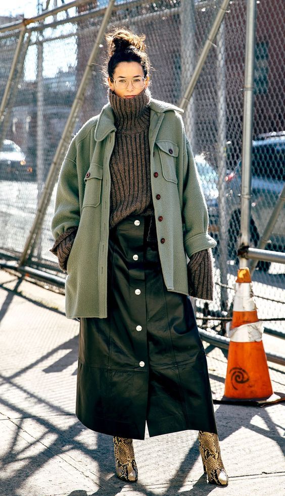 Stílusiskola: műbőr szoknyák, az őszi-téli szezon kedvencei -  -  - divat, műbőrszoknya, outfit, ősz, stílus, szoknya, tél, 