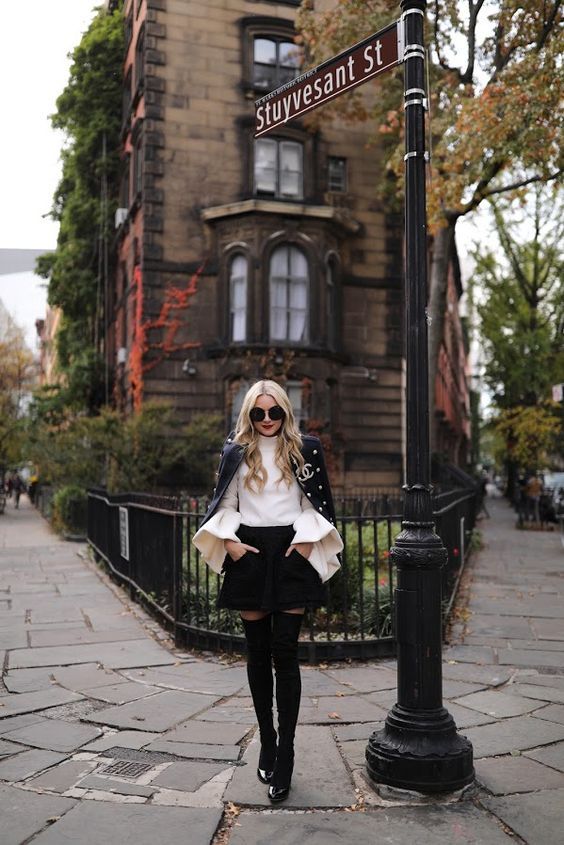 Stílusiskola: így viselj télen fekete szoknyákat -  -  - divat, fekete szoknya, outfit, stílus, szoknya, 