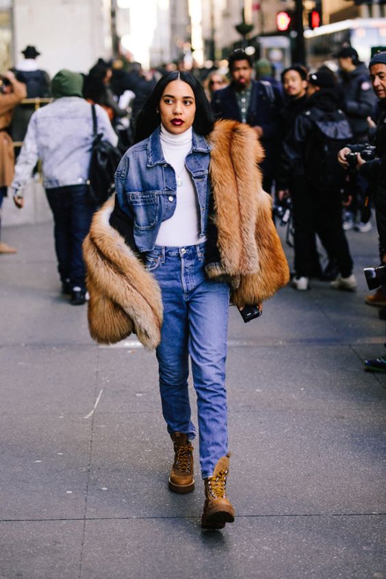 Stílusiskola: viselj ősszel is farmert farmerrel -  -  - divat, farmer, outfit, ősz, stílus, 