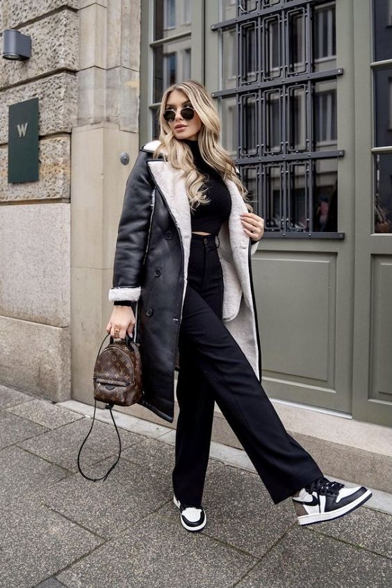 Stílusiskola: így viselj télen klasszikus fekete-fehér szetteket -  -  - divat, fekete-fehér, outfit, stílus, 