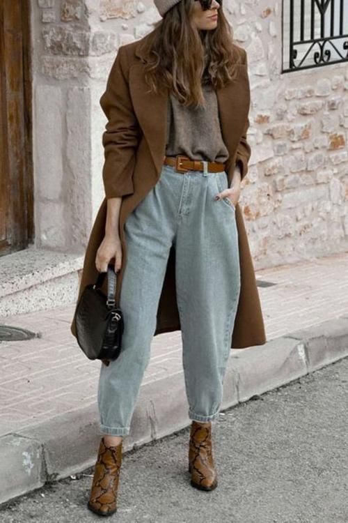 Stílusiskola: a legjobb téli outfitek farmernadrágokkal -  -  - divat, farmer, farmernadrág, outfit, stílus, 