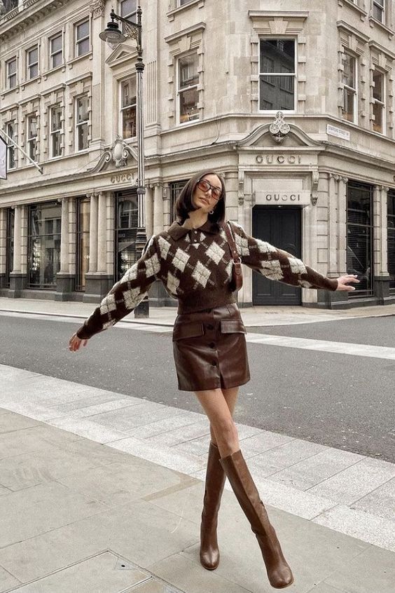 Stílusiskola: viselj több barnát! -  -  - barna, divat, outfit, stílus, tél, 