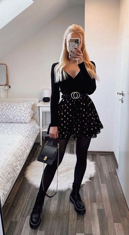 Stílusiskola: karácsonyi outfitek feketével -  -  - divat, fekete, karácsony, outfit, stílus, 