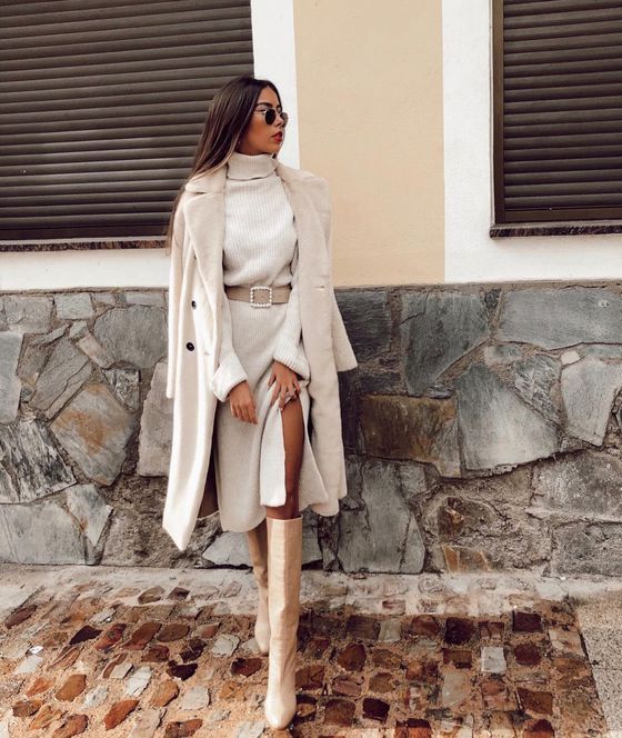 Stílusiskola: így viselj kötött ruhákat a téli szezonban -  -  - divat, kötött ruha, outfit, ruha, stílus, tél, 