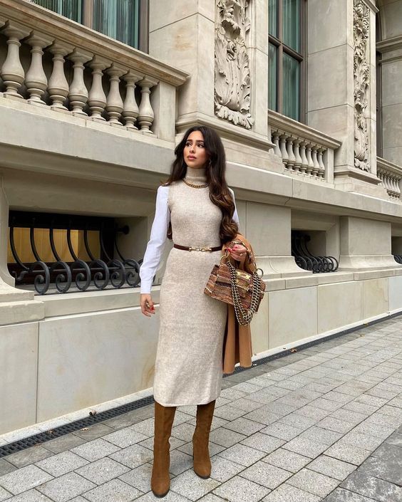 Stílusiskola: így viselj kötött ruhákat a téli szezonban -  -  - divat, kötött ruha, outfit, ruha, stílus, tél, 