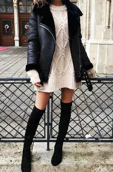 Stílusiskola: így viselj kötött ruhákat a téli szezonban -  -  - divat, kötött ruha, outfit, ruha, stílus, tél, 