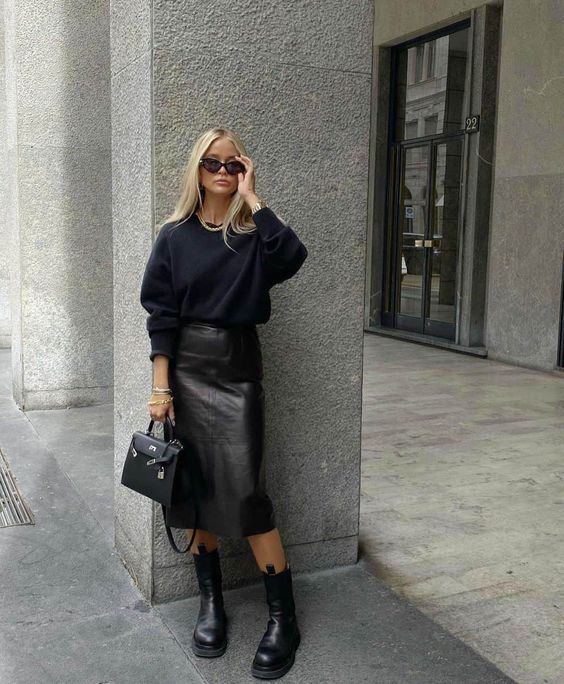 Stílusiskola: fekete outfitek télre -  -  - divat, fekete, outfit, stílus, tél, 