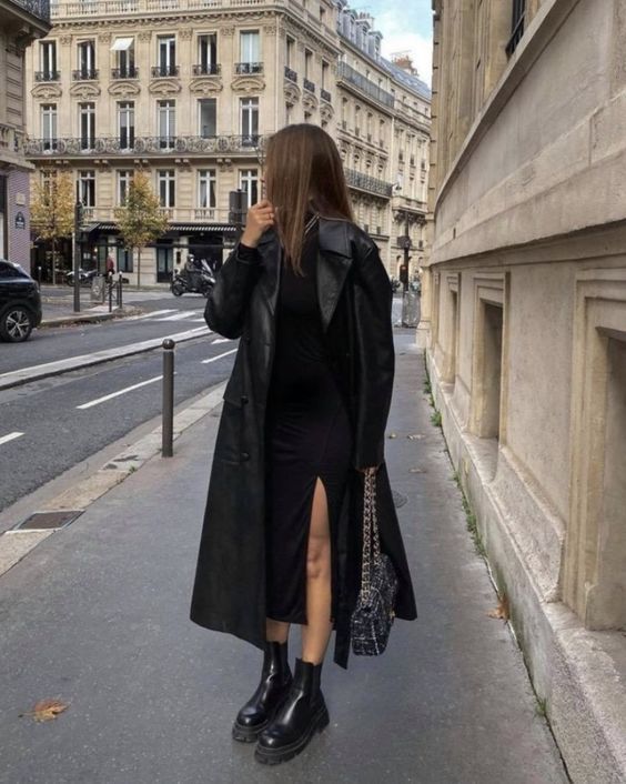 Stílusiskola: fekete outfitek télre -  -  - divat, fekete, outfit, stílus, tél, 