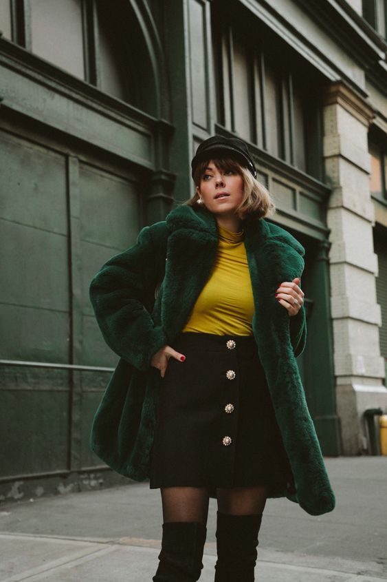 Stílusiskola: így viselj télen miniszoknyákat -  -  - divat, miniszoknya, outfit, stílus, szoknya,