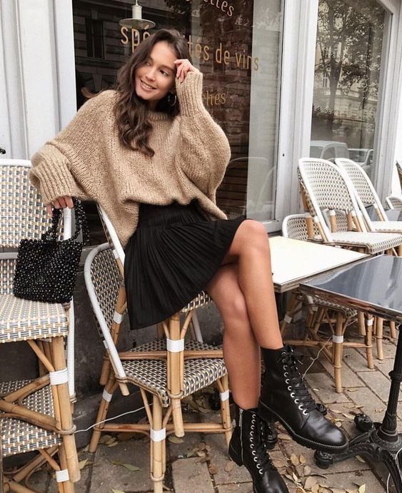 Stílusiskola: így viselj télen miniszoknyákat -  -  - divat, miniszoknya, outfit, stílus, szoknya, 