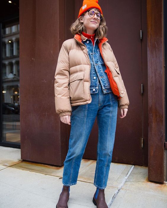 Stílusiskola: így viselj télen farmerdzsekiket -  -  - divat, dzseki, farmerdzseki, outfit, tél, 