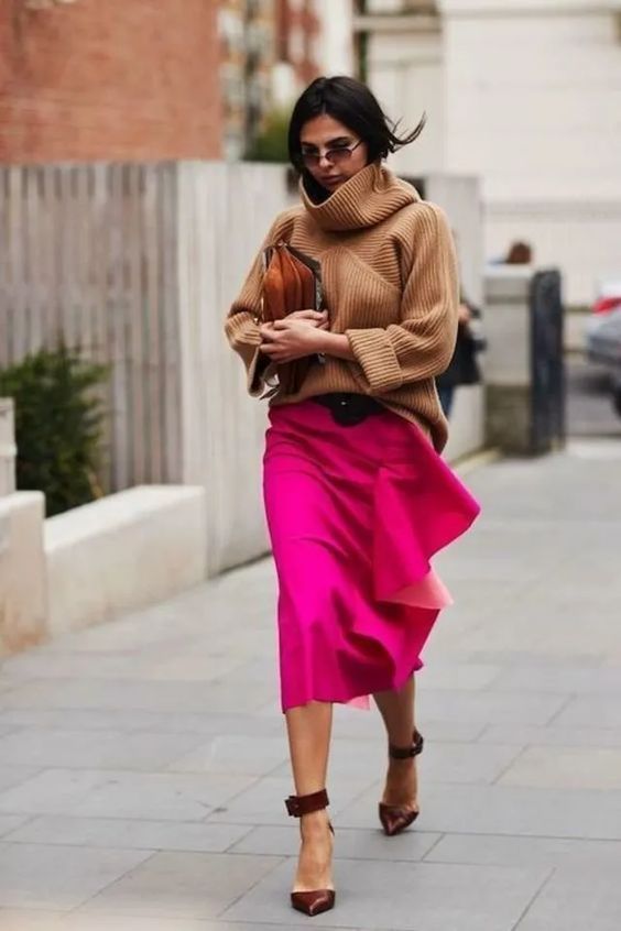 Stílusiskola: így viseld télen a fukszia színt -  -  - divat, fukszia, outfit, stílus, tél, 