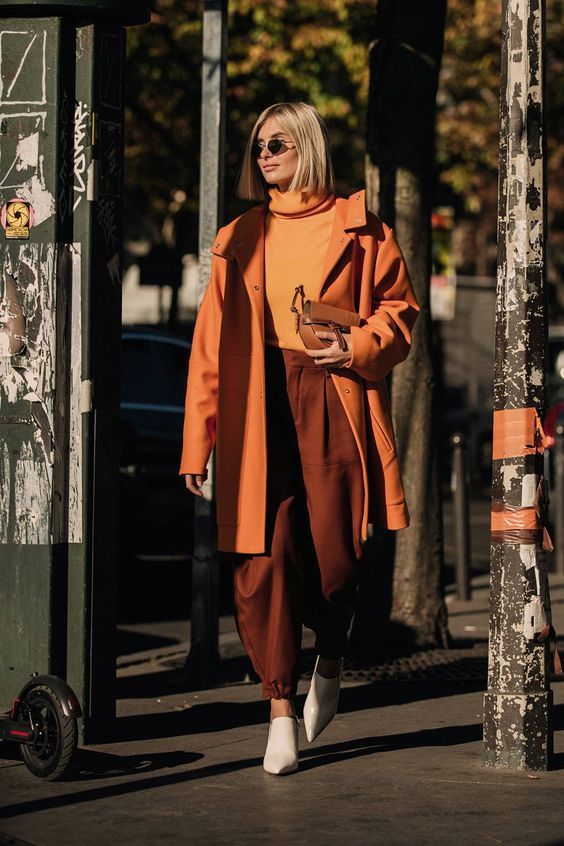 Stílusiskola: téli outfit ötletek narancssárgával -  -  - divat, narancssárga, outfit, stílus, tél, 