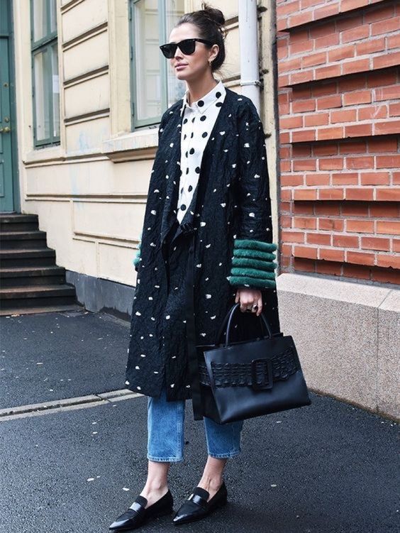 Stílusiskola: így viselj pöttyös ruhadarabokat -  -  - divat, outfit, pöttyös, stílus, tél, 