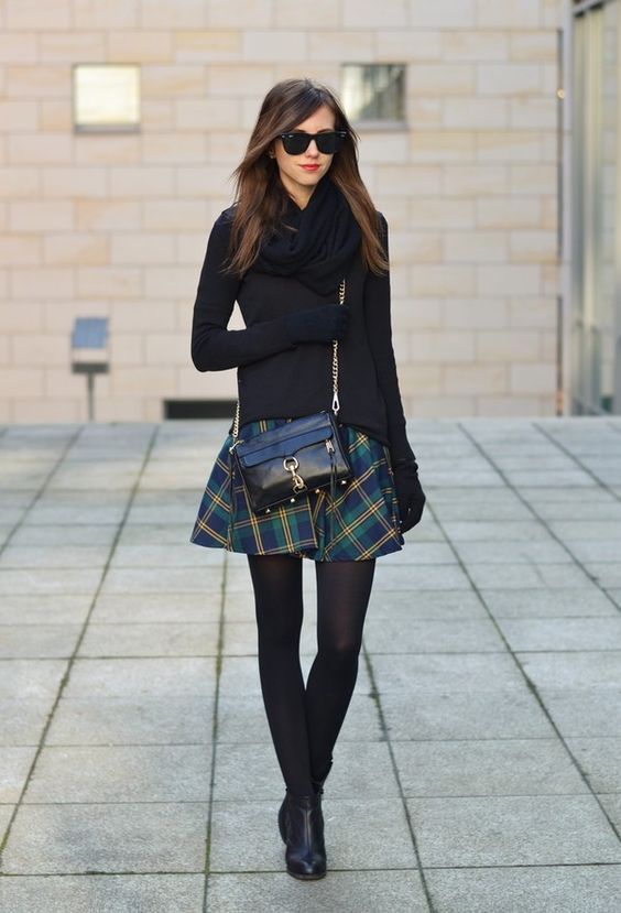 Stílusiskola: kockás minta minden mennyiségben -  -  - divat, kockás, outfit, stílus, tél, 