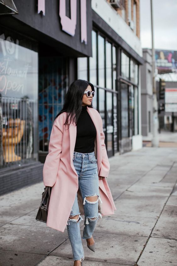 Stílusiskola: így viselj púder árnyalatokat télen -  -  - divat, outfit, púder, stílus, tél, 