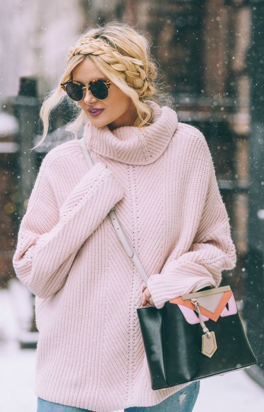 Stílusiskola: így viselj púder árnyalatokat télen -  -  - divat, outfit, púder, stílus, tél, 