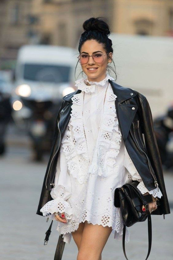 Stílusiskola: így viselj bőrdzsekiket -  -  - bőrdzseki, divat, outfit, stílus, 