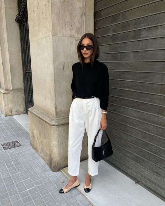 Stílusiskola: így viselj fehér nadrágokat -  -  - divat, fehér nadrág, outfit, stílus, tavasz, 