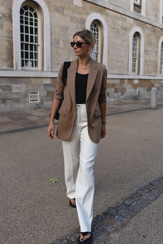 Stílusiskola: így viselj fehér nadrágokat -  -  - divat, fehér nadrág, outfit, stílus, tavasz, 