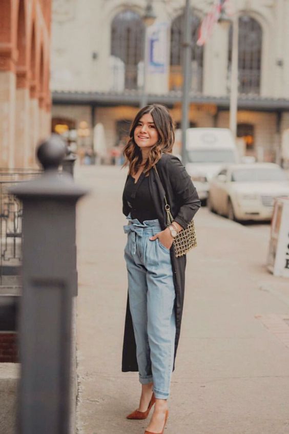 Stílusiskola: így viselj magas derekú nadrágokat -  -  - divat, magas derekú nadrág, outfit, stílus, tavasz, 