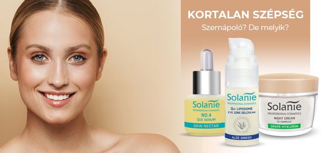 Professzionális bőrápolás: Solanie termékek minden korosztálynak -  -  - nappali krém, professzionális bőrápolás, professzionális kozmetikum, solanie termékek, szemkörnyékápolás, 