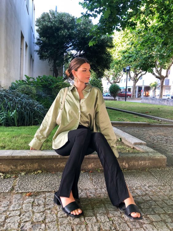 Stílusiskola: így viseld a zsályazöld színt tavasszal -  -  - divat, outfit, zsálya, zsályazöld, 