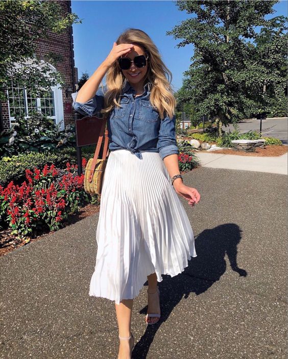 Stílusiskola: így viselj tavasszal fehér szoknyákat -  -  - divat, fehér szoknya, outfit, stílus, szoknya, tavasz, 