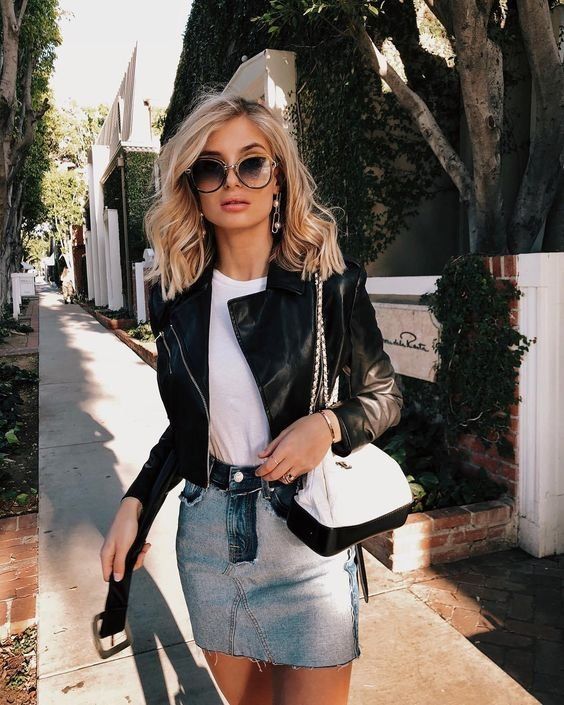 Stílusiskola: 10 outfit bőrdzsekivel hétköznapokra -  -  - bőrdzseki, divat, outfit, stílus, 