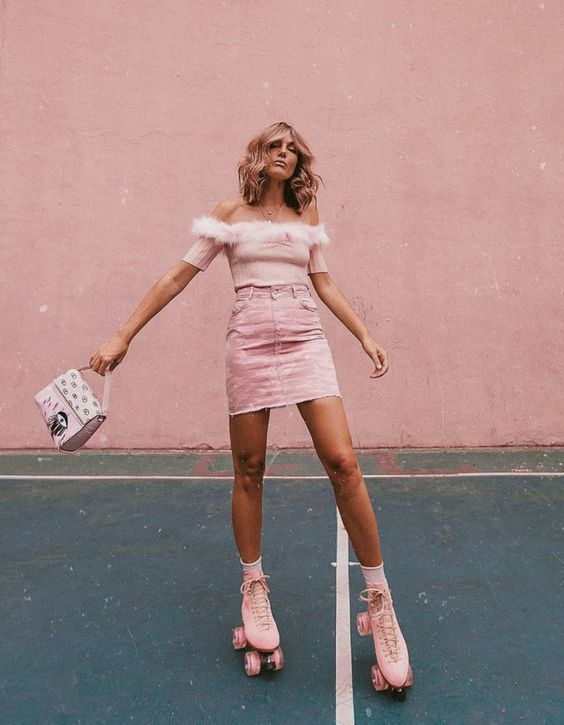 Stílusiskola: így viselj nyáron púderrózsaszínt -  -  - divat, outfit, púderrózsaszín, rózsaszín, stílus, 