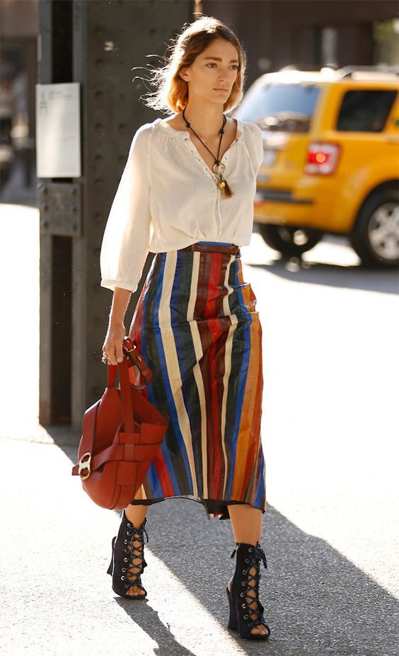 Stílusiskola: így viselj nyáron lenge szoknyákat -  -  - divat, nyár, outfit, stílus, szoknya, 