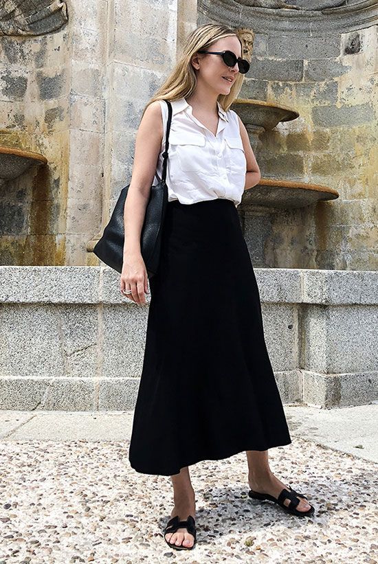 Stílusiskola: a legjobb nyári fekete-fehér outfitek -  -  - divat, fekete-fehér, nyár, outfit, stílus, 