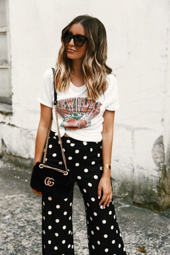 Stílusiskola: kedvenc pöttyös nyári outfit-jeink -  -  - divat, nyár, outfit, pöttyös, stílus, 