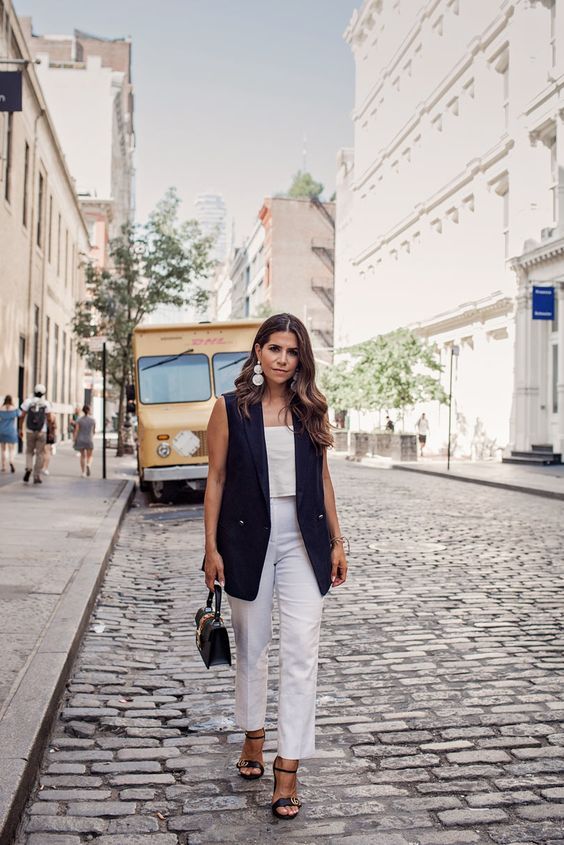 Stílusiskola: a legjobb nyári fekete-fehér outfitek -  -  - divat, fekete-fehér, nyár, outfit, stílus, 