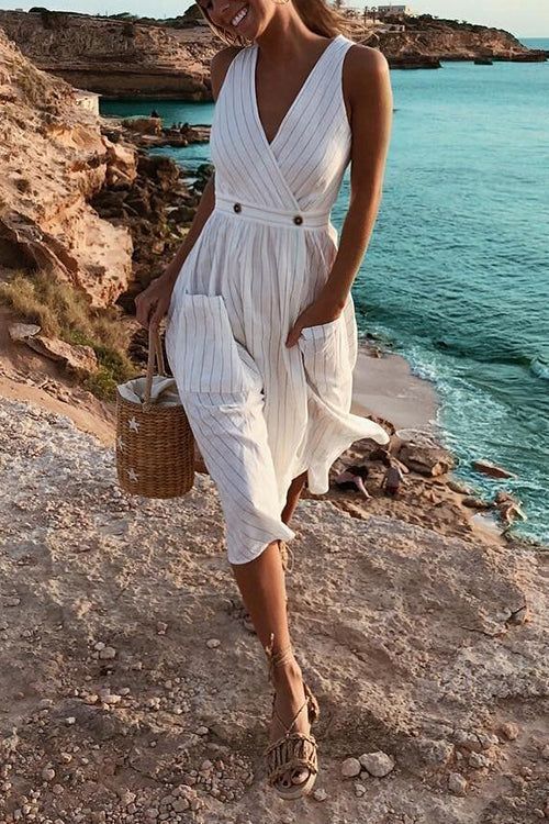 Stílusiskola: mindenképpen be kell szerezned egy csíkos ruhát -  -  - csíkos ruha, divat, nyár, outfit, stílus, 