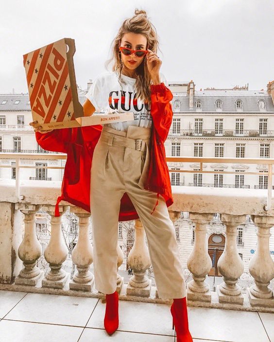 Stílusiskola: így fűszerezd meg az őszi outfitedet egy kis pirossal -  -  - divat, outfit, ősz, piros, stílus, 