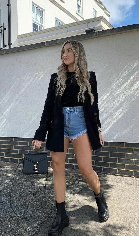 Stílusiskola: így viselj ősszel farmer shortokat -  -  - divat, farmer, farmer short, outfit, ősz, short, stílus, 