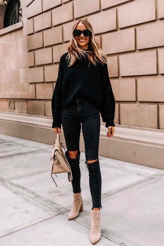 Stílusiskola: így viselj tetőtől talpig feketét -  -  - divat, fekete, outfit, ősz, stílus, 