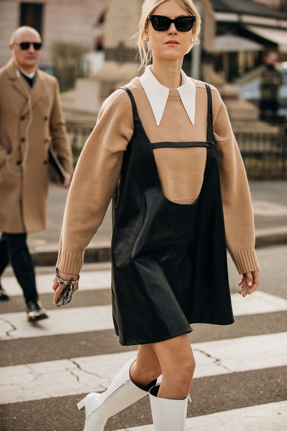 Stílusiskola: idén ősszel viselj bőrruhákat -  -  - bőrruha, divat, outfit, ősz, stílus, 